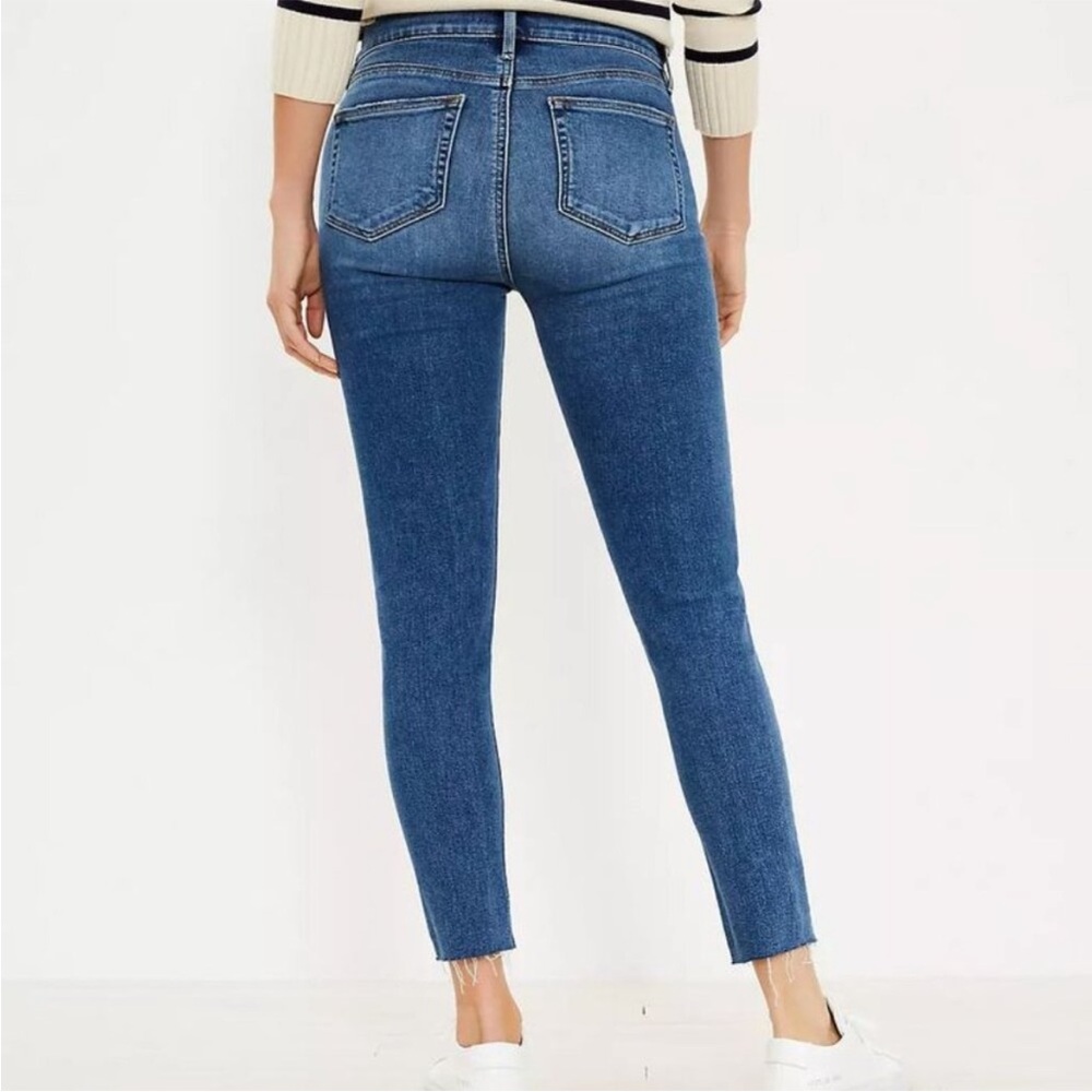 LOFT High Waist Skinny Jeans Size 27 - Picture 5 of 9
